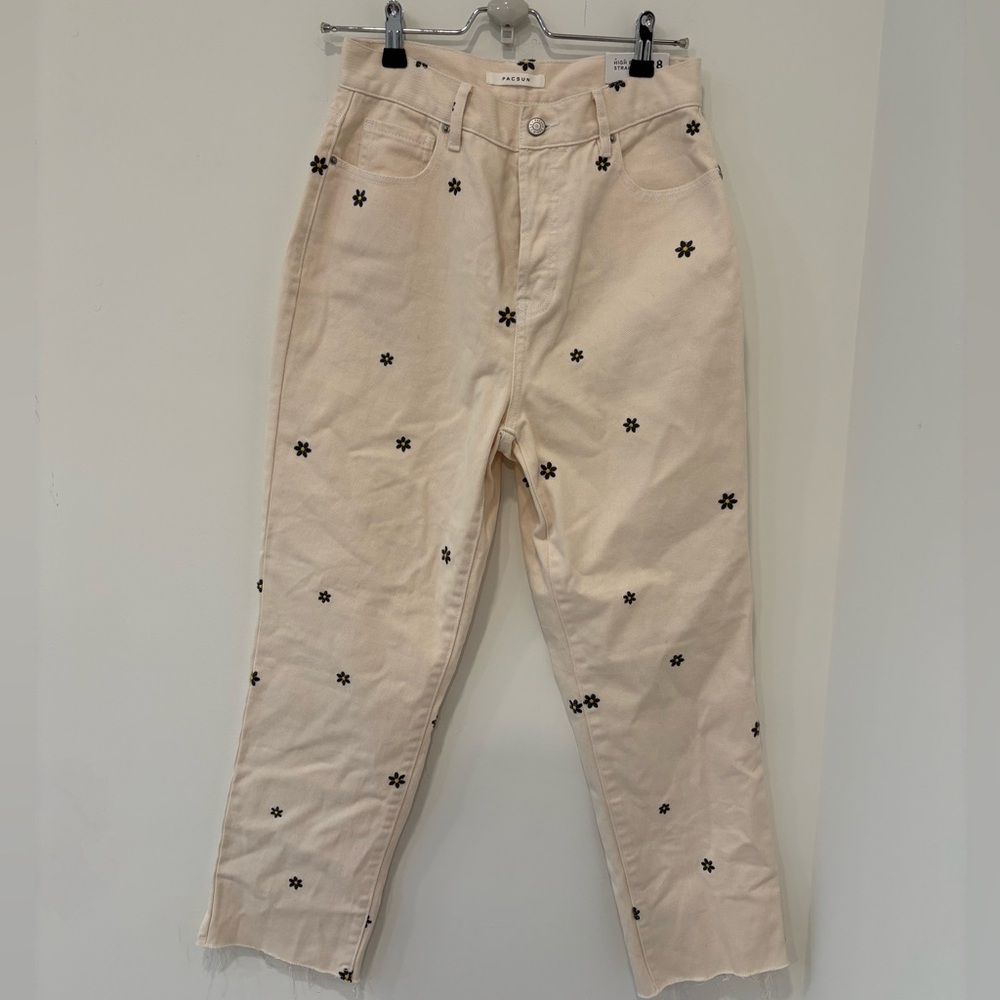 NWOT Embroidered Jeans